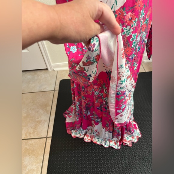 Sofia Jeans Vergara Faux Wrap Tossed Bouquet Layered Dress Women's Size XS - Picture 5 of 12